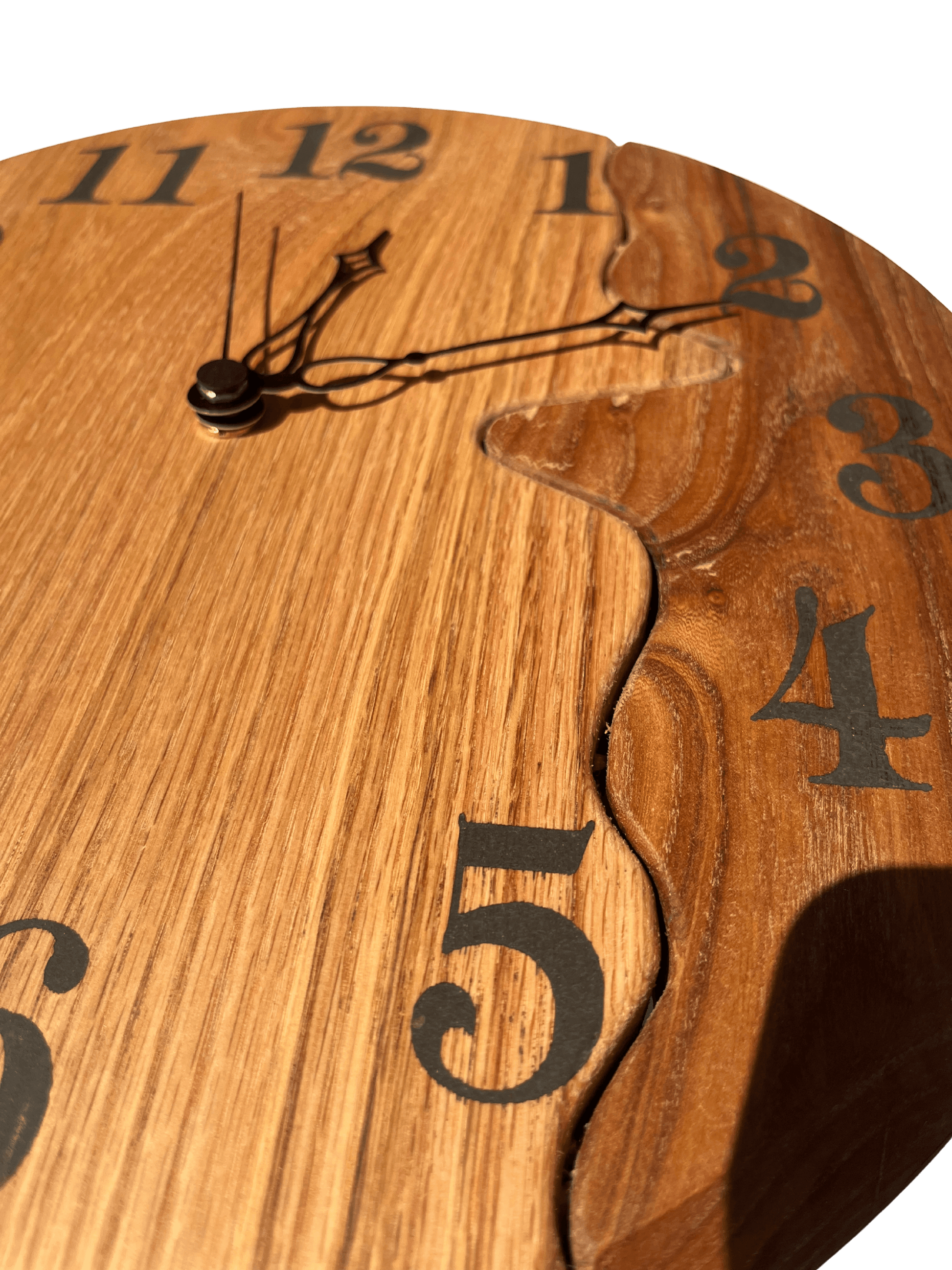 wooden wall clock Anej Vidmar Woodworking