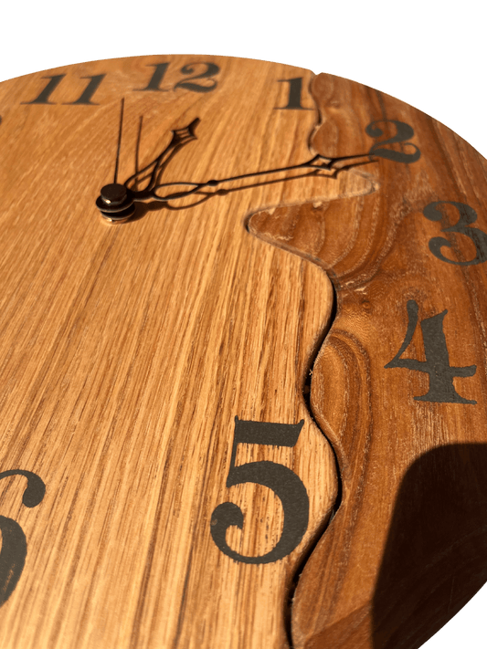 wooden wall clock Anej Vidmar Woodworking