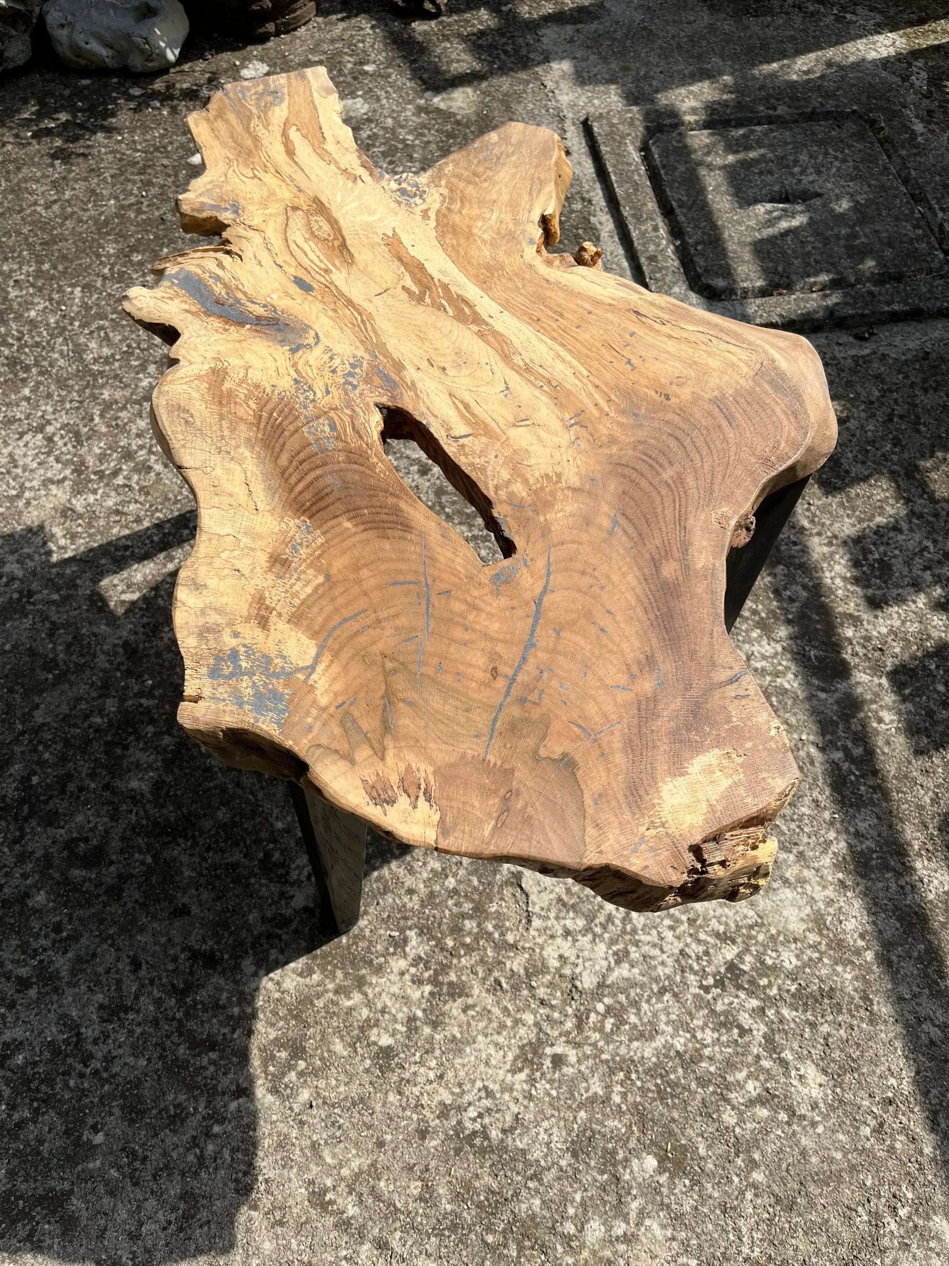 One-of-a-Kind Oak Root Coffee Table Anej Vidmar Woodworking